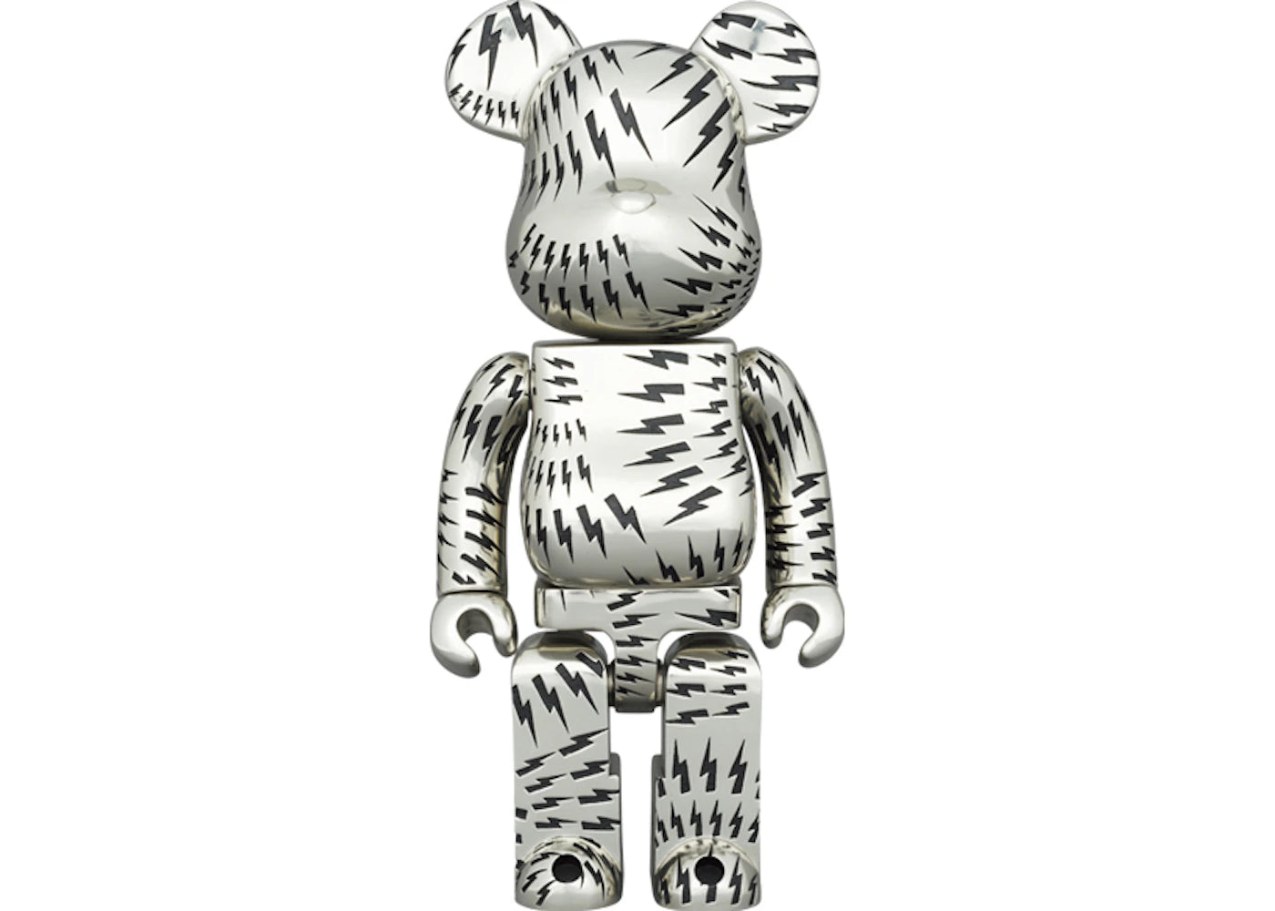 Bearbrick x Neil Barrett x Royal Selangor 400% Silver