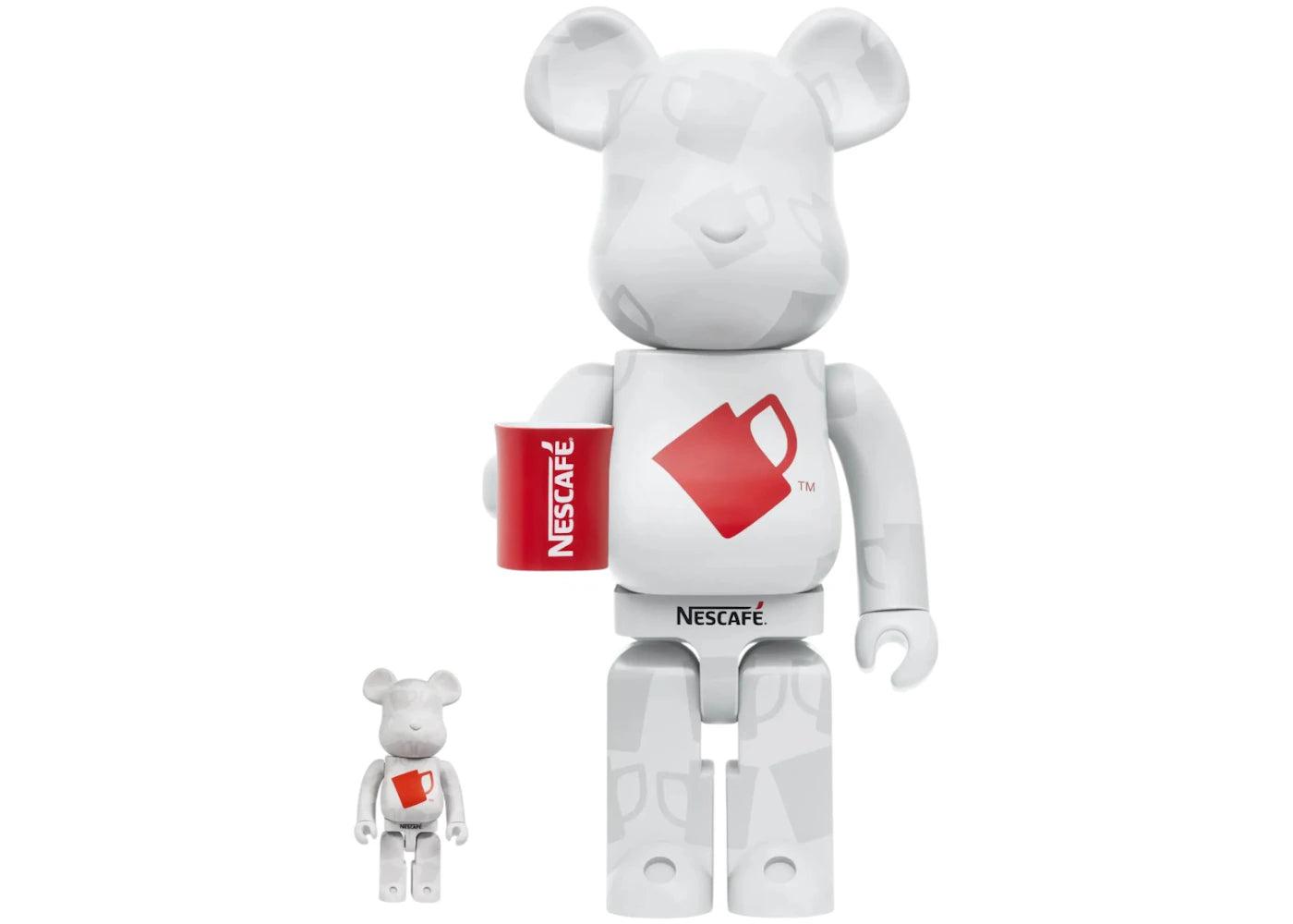 Bearbrick x Nescafé Coffee 100% & 400% Set