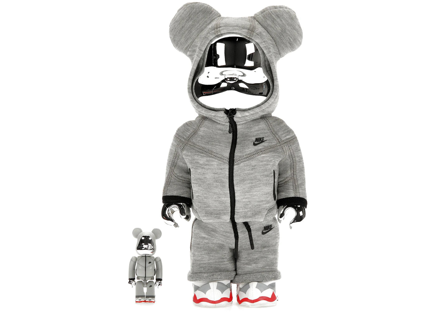 Bearbrick x Nike Tech Fleece N98 100% & 400% Set