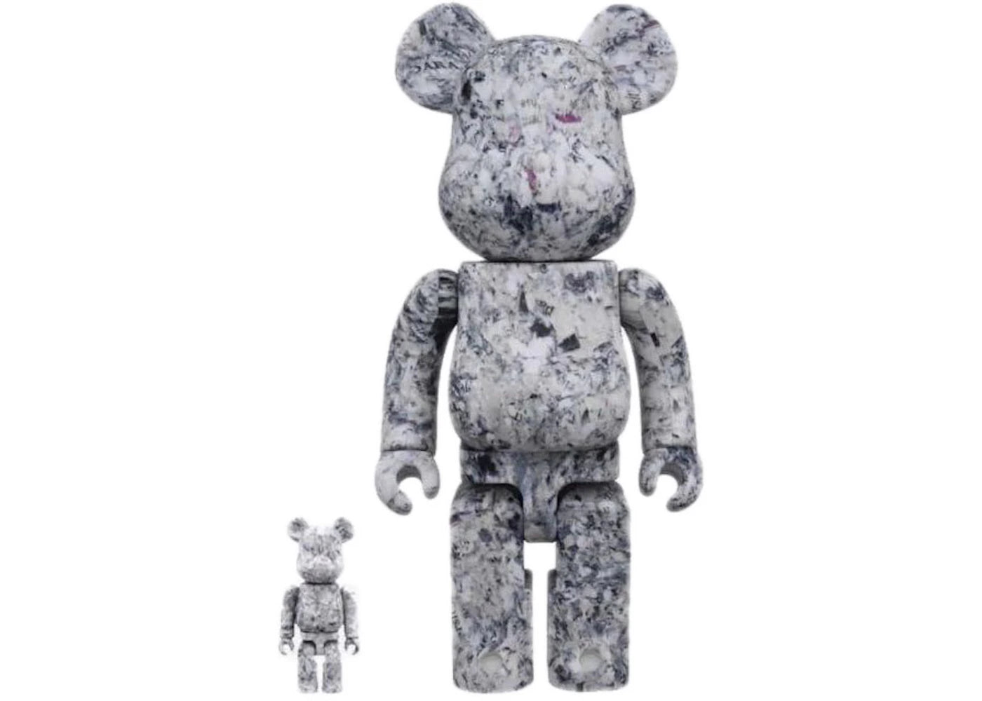 Bearbrick x OSBBAT Rough Draft 100% & 400% Set