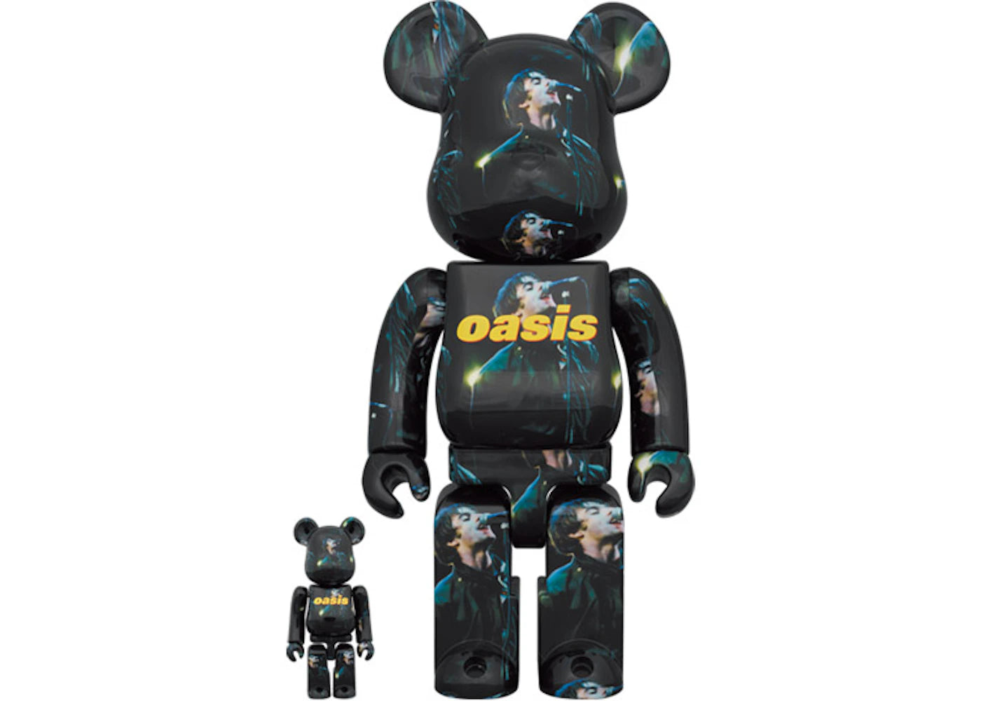 Bearbrick x Oasis Knebworth 1996 (Liam Gallagher) 100% & 400% Set