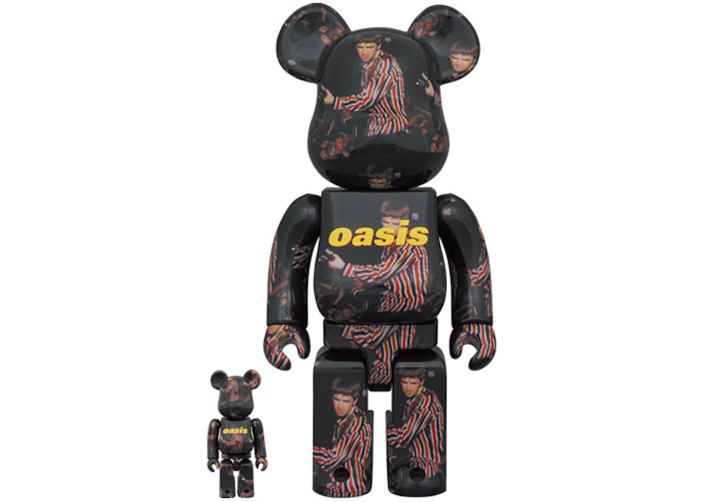 Bearbrick x Oasis Knebworth 1996 (Noel Gallagher) 100% & 400% Set