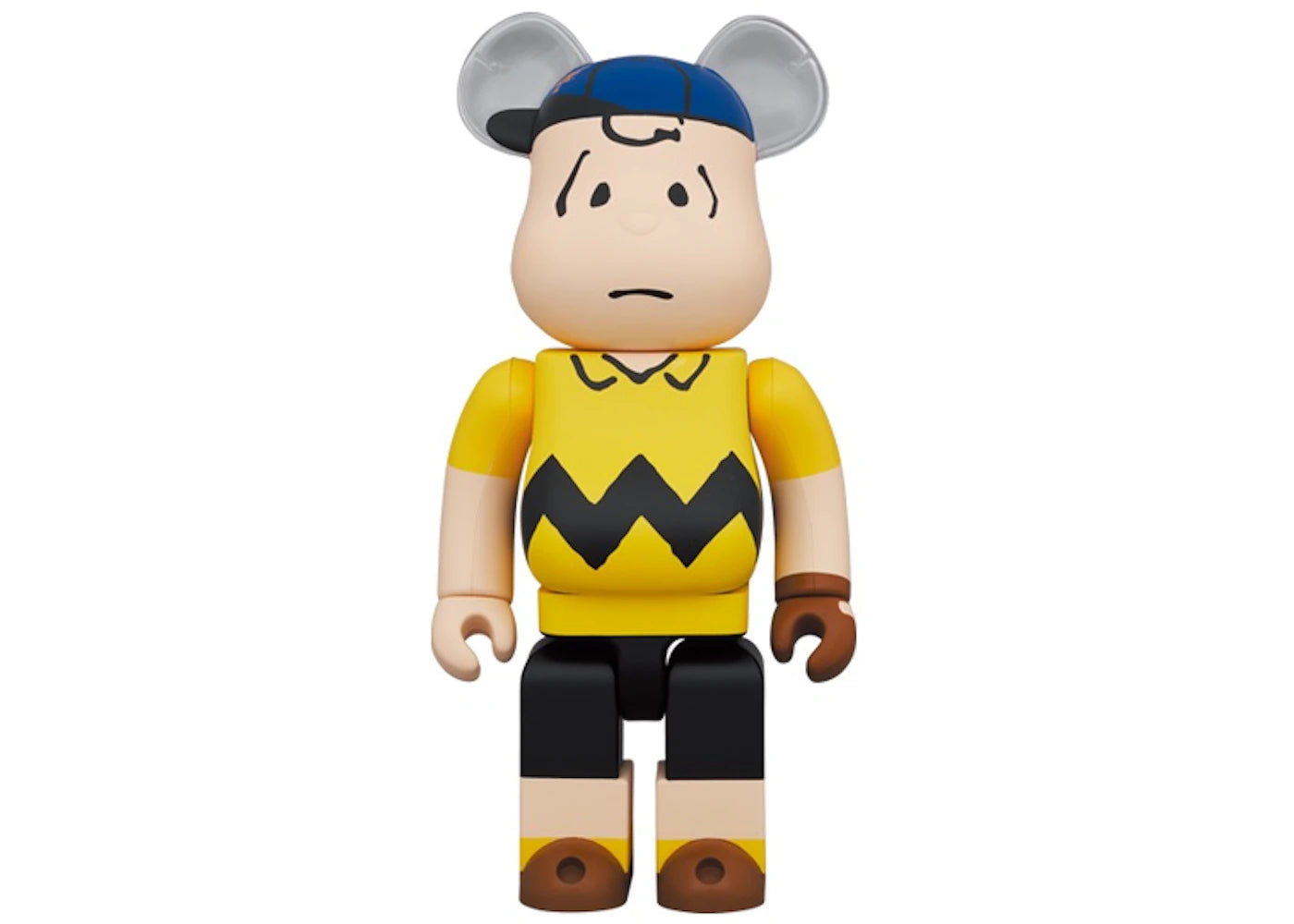 Bearbrick x Peanuts x MLB New York Mets Charlie Brown 1000%