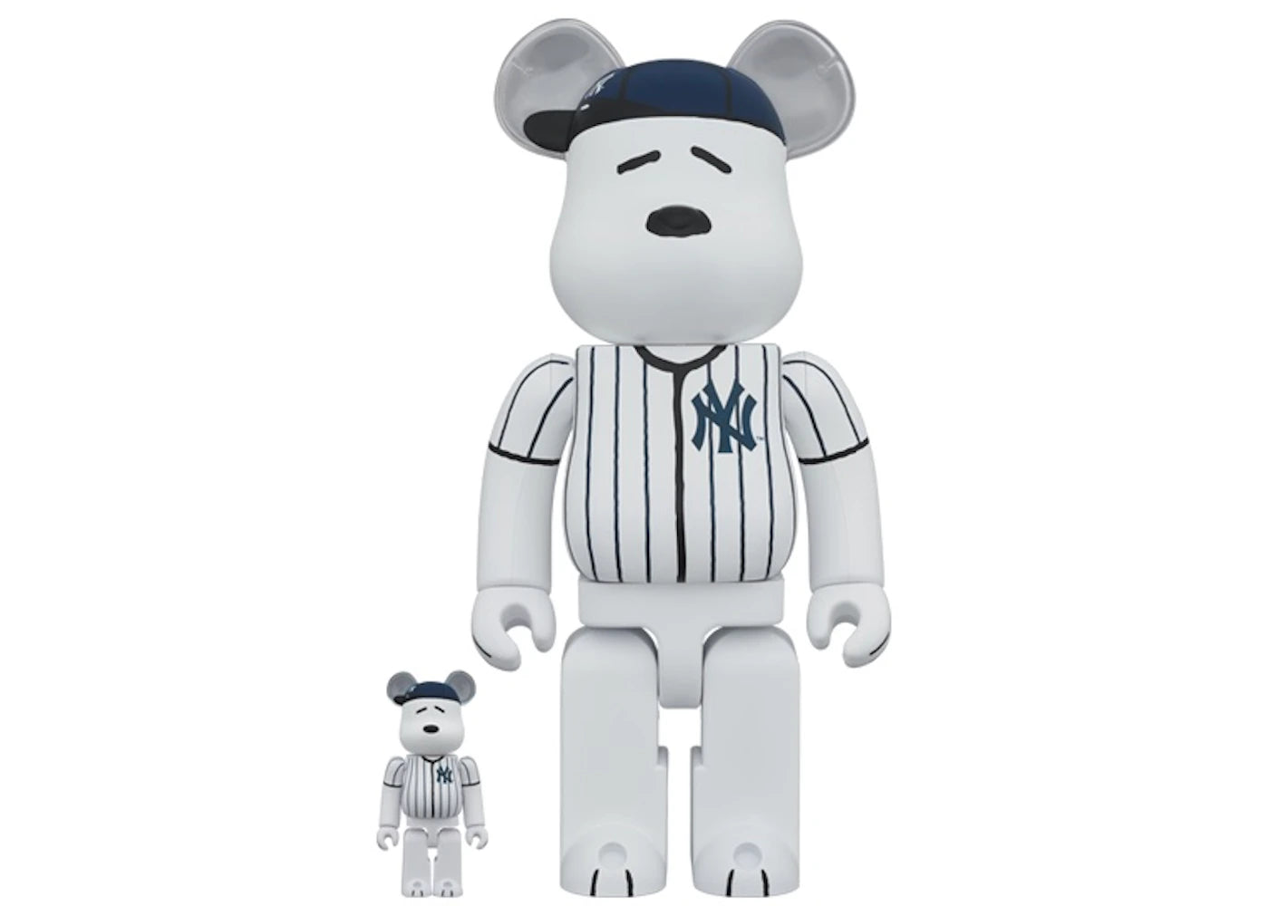 Bearbrick x Peanuts x MLB New York Yankees Snoopy 100% & 400% Set