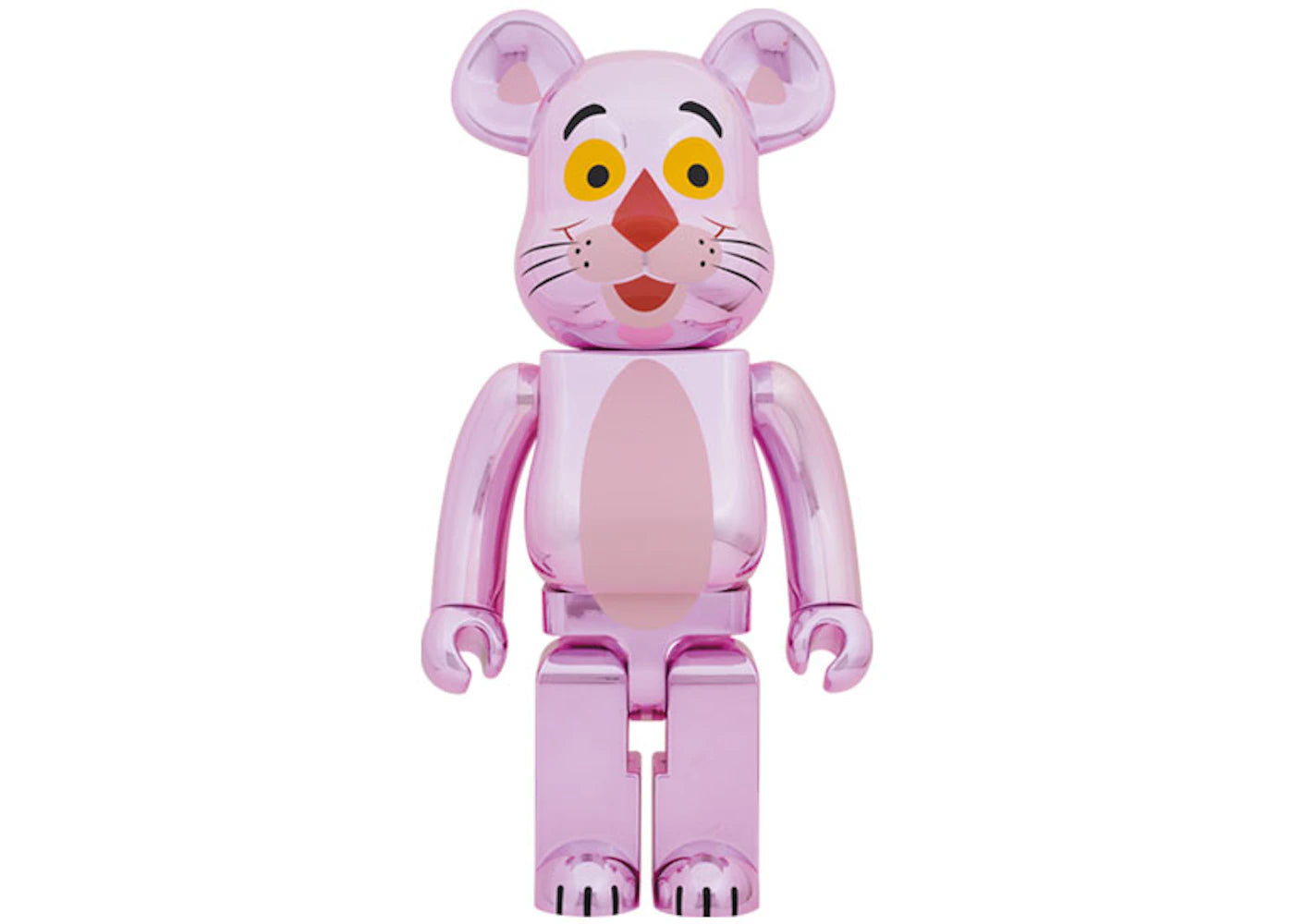 Bearbrick x Pink Panther 1000% Chrome Ver.