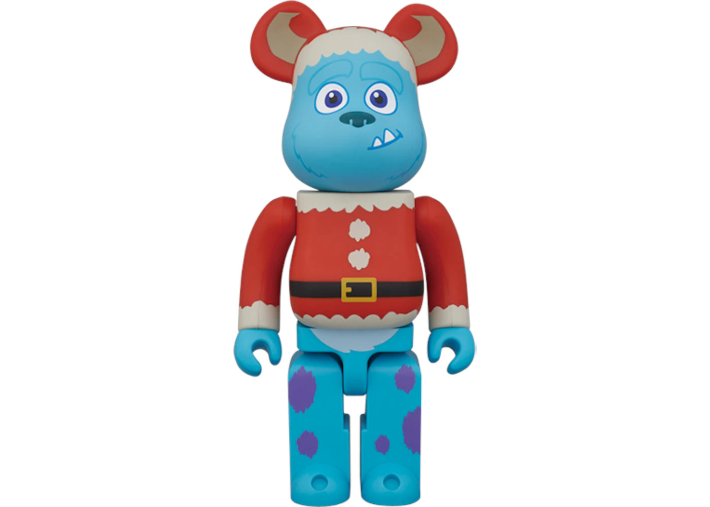 Bearbrick x Pixar Sully Santa and 100% & 400% Set Red