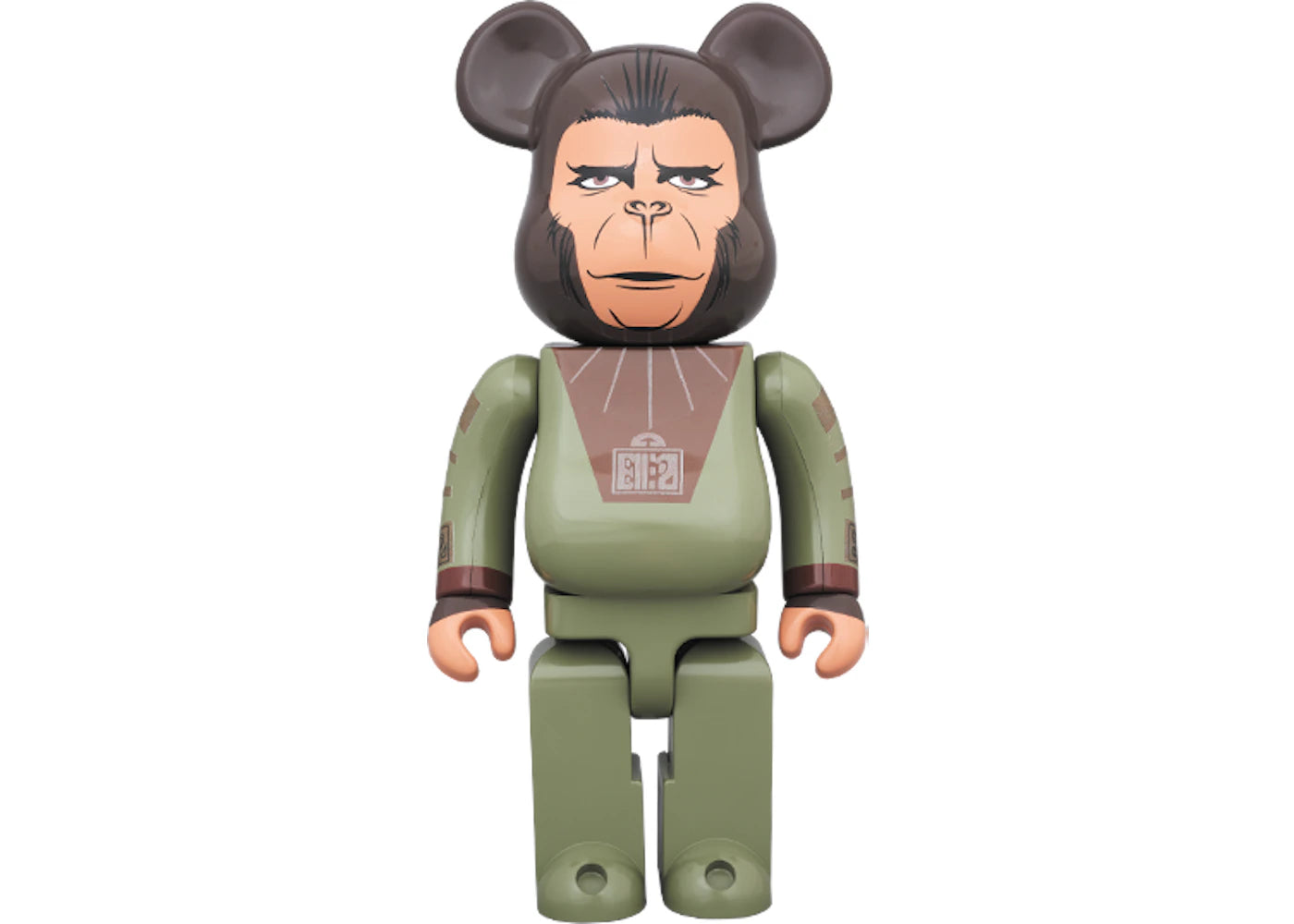 Bearbrick x Planet Of The Apes Cornelius 400% Green