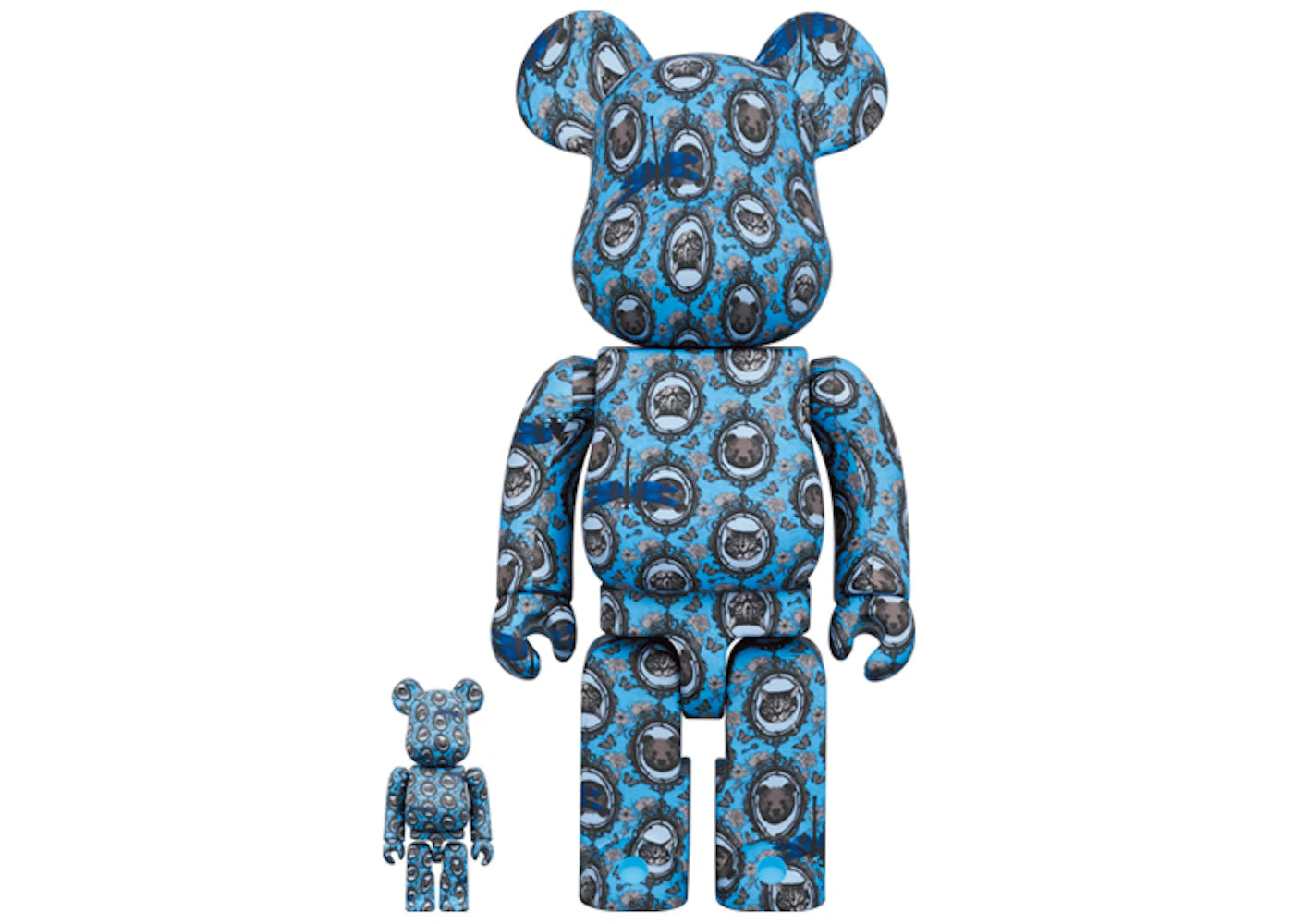 Bearbrick x ROBE JAPONICA (Mirror) 100% & 400% Set