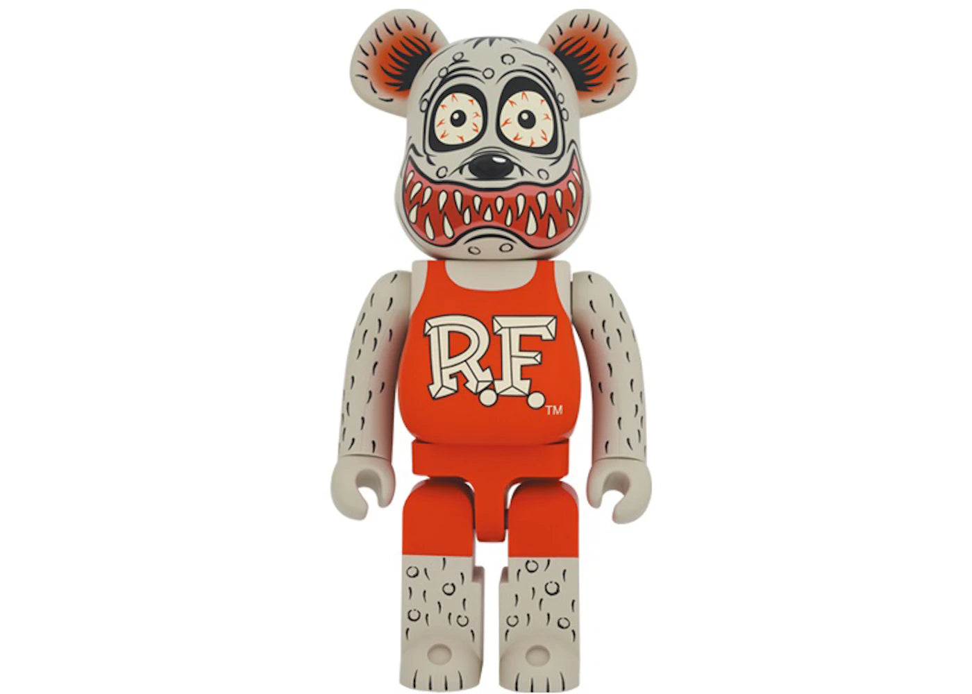 Bearbrick x Rat Fink 1000% Gray Ver.