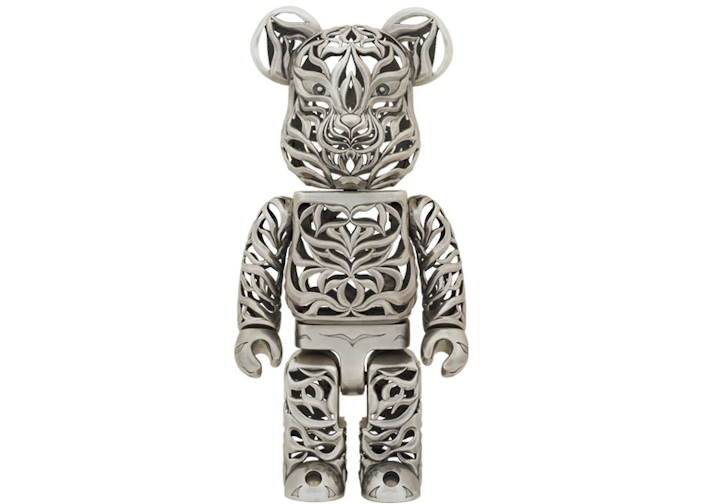 Bearbrick x Royal Selangor Tiger 1000% Silver