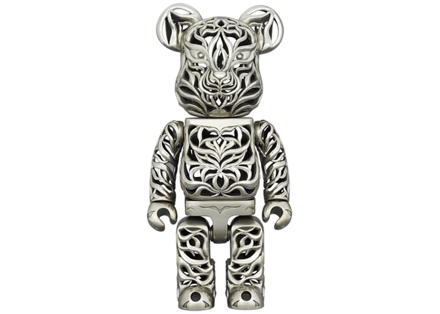 Bearbrick x Royal Selangor Tiger 400% Silver