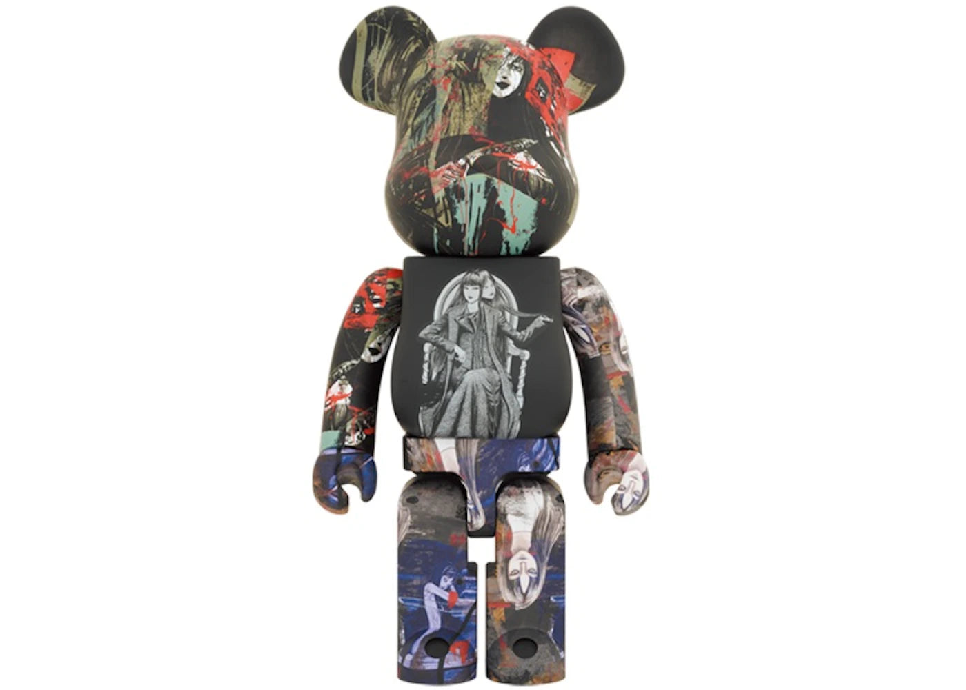 Bearbrick x S'YTE x Junji Ito Tomie 1000%