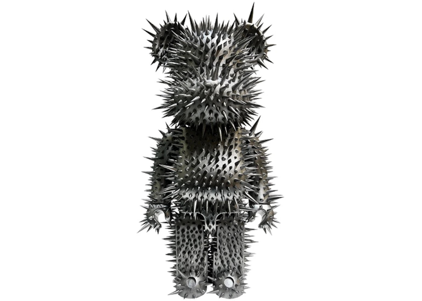 Bearbrick x Shinsuke Ikeuchi Spike #2 1000% Silver