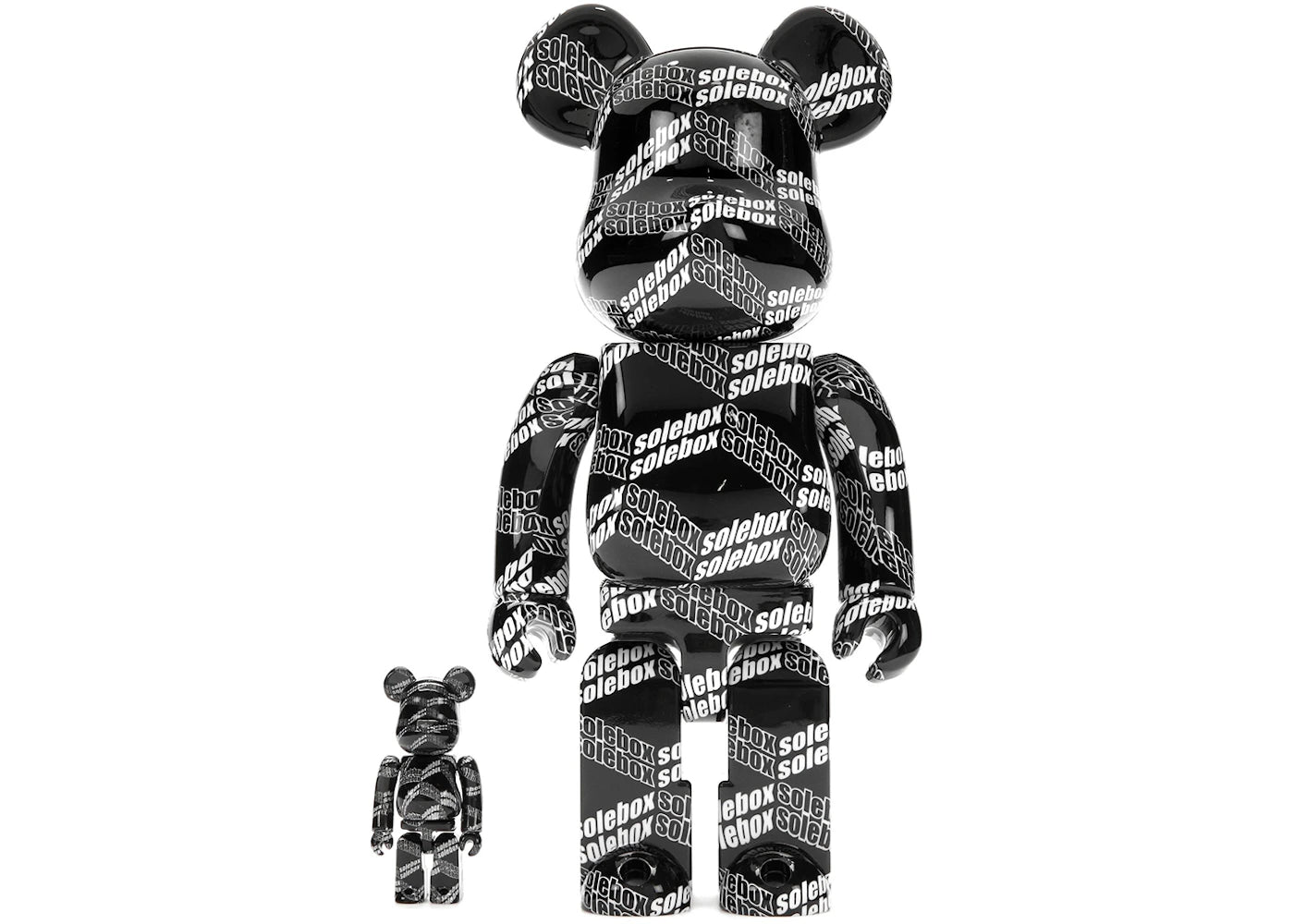 Bearbrick x Solebox Pattern 100% & 400% Set