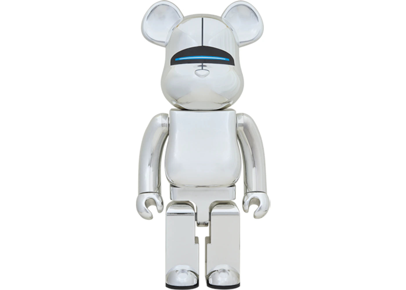 Bearbrick x Sorayama Sexy Robot 1000% Silver