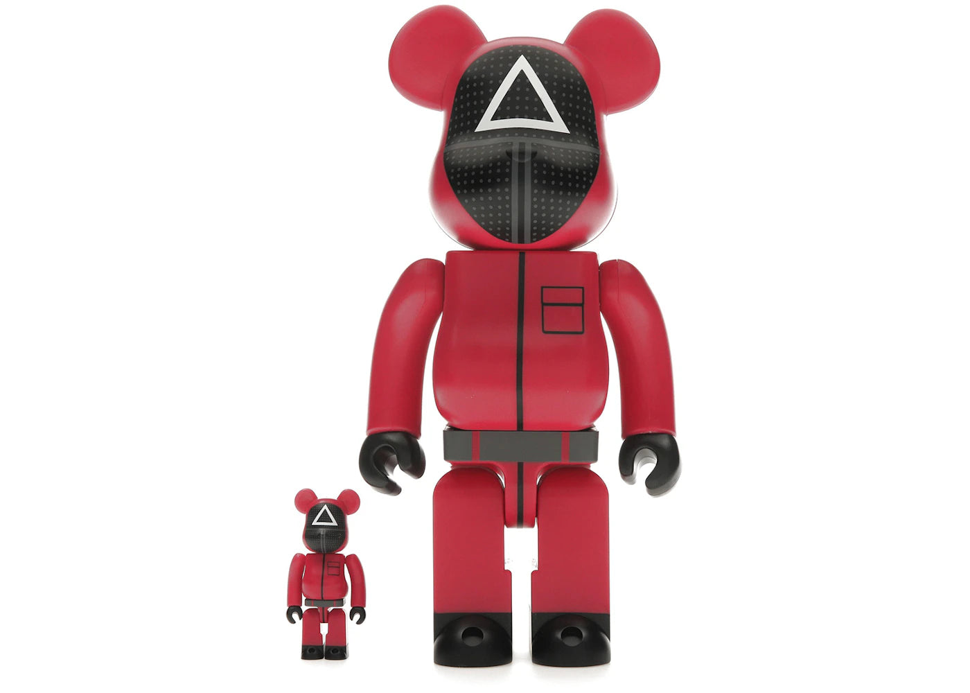 Bearbrick x Squid Game Guard (Triangle) 100% & 400% Set