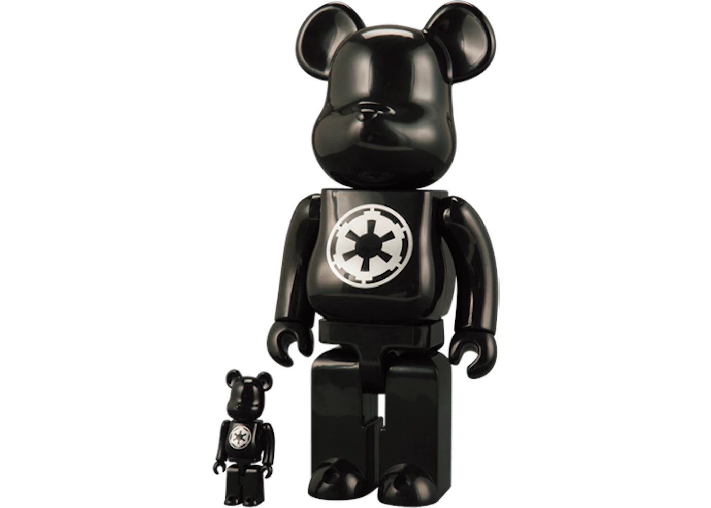 Bearbrick x Star Wars Empire 100% & 400% Set Black