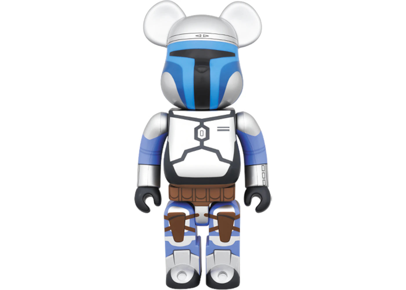 Bearbrick x Star Wars Jango Fett 400% Blue/ Silver