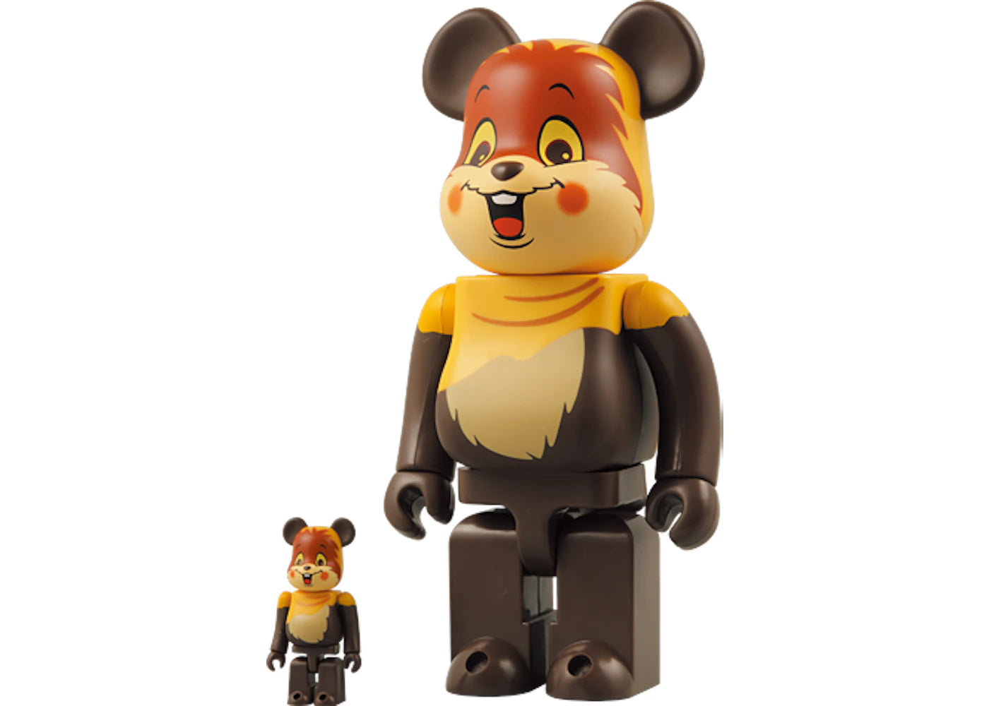 Bearbrick x Star Wars Wicket (TM) Ewok (TM) Version 100% & 400% Set Multi