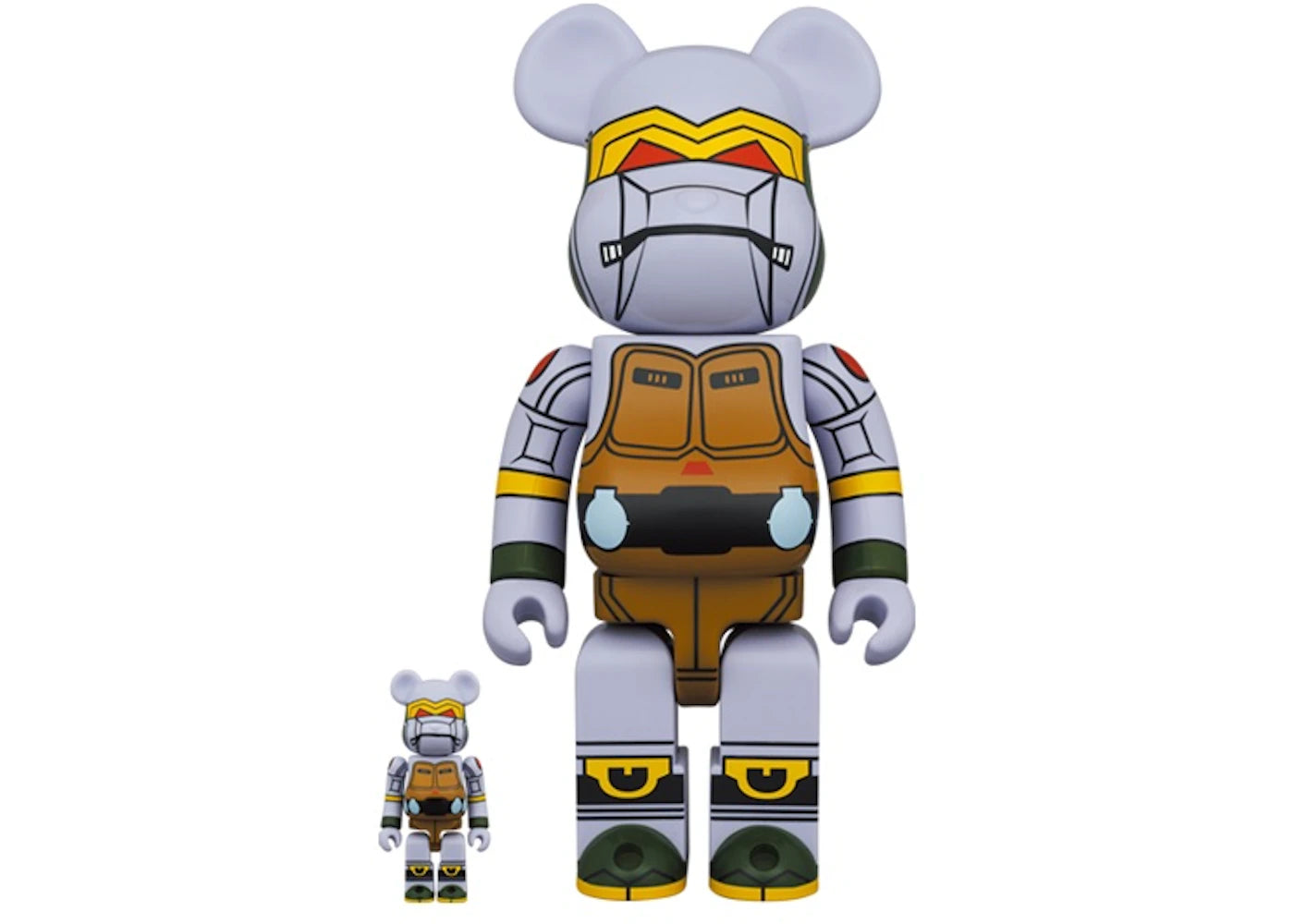 Bearbrick x Teenage Mutant Ninja Turtles Metalhead 100% & 400% Set