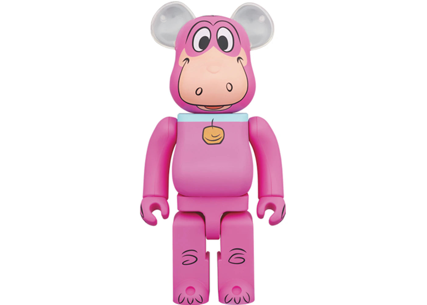 Bearbrick x The Flintstones Dino 1000% Pink