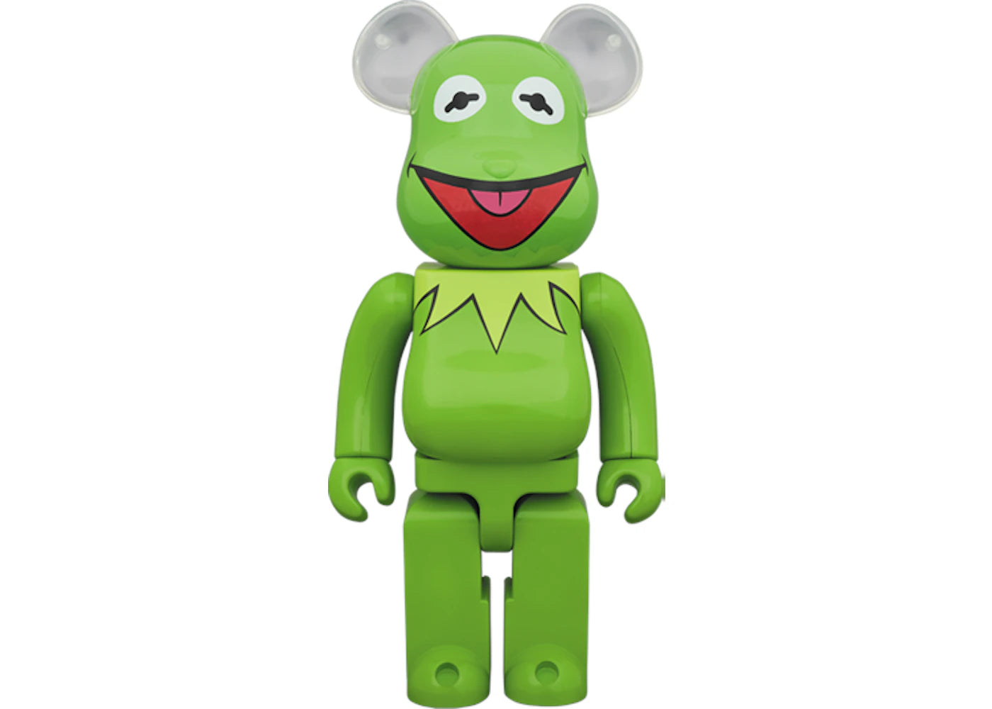 Bearbrick x The Muppets Kermit The Frog 1000% Green