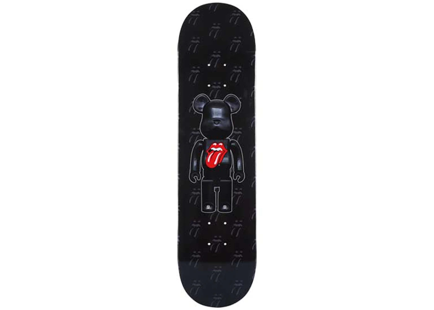 Bearbrick x The Rolling Stones Skateboard Deck