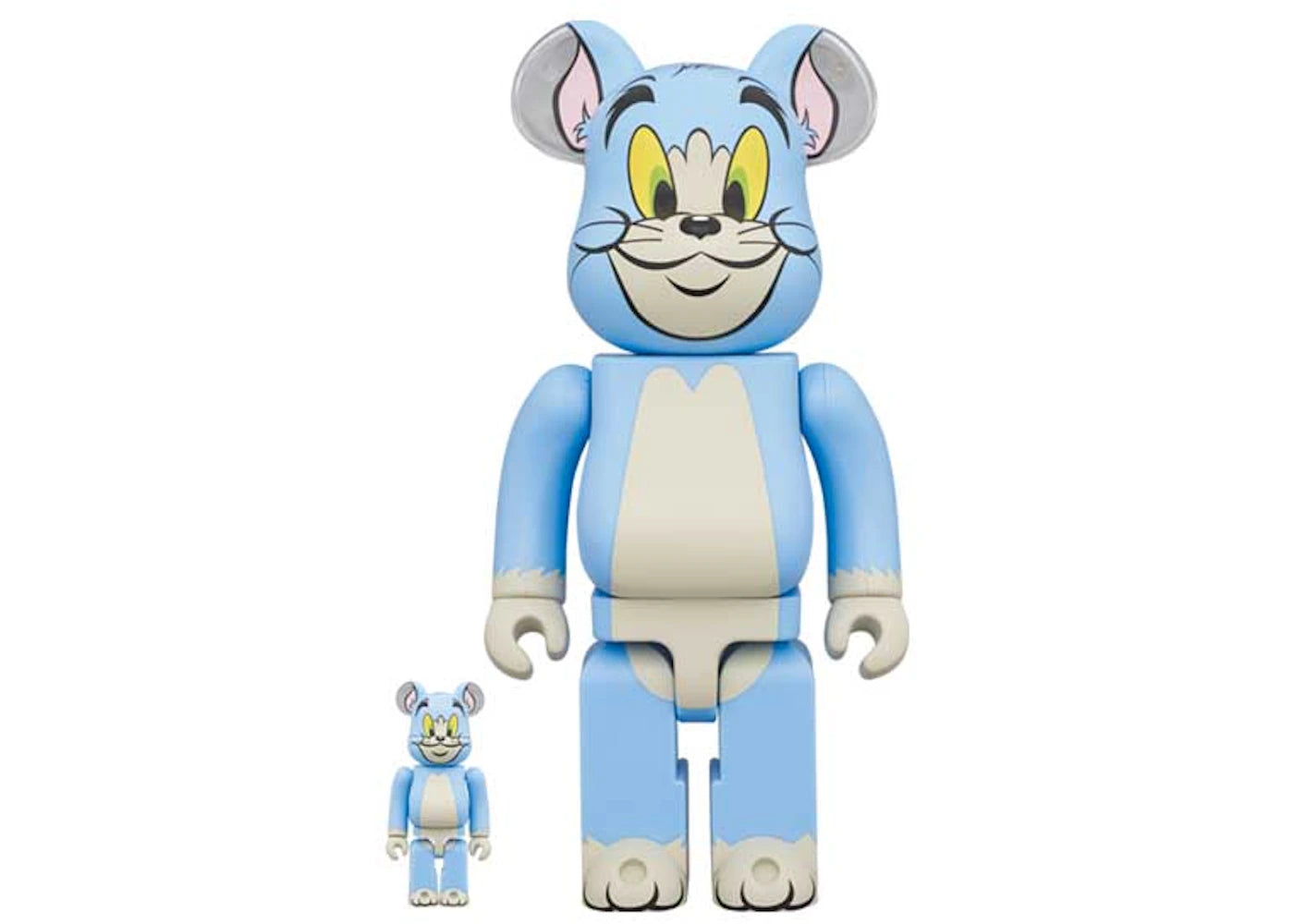 Bearbrick x Tom and Jerry (Tom) Classic Color 100% & 400% Set