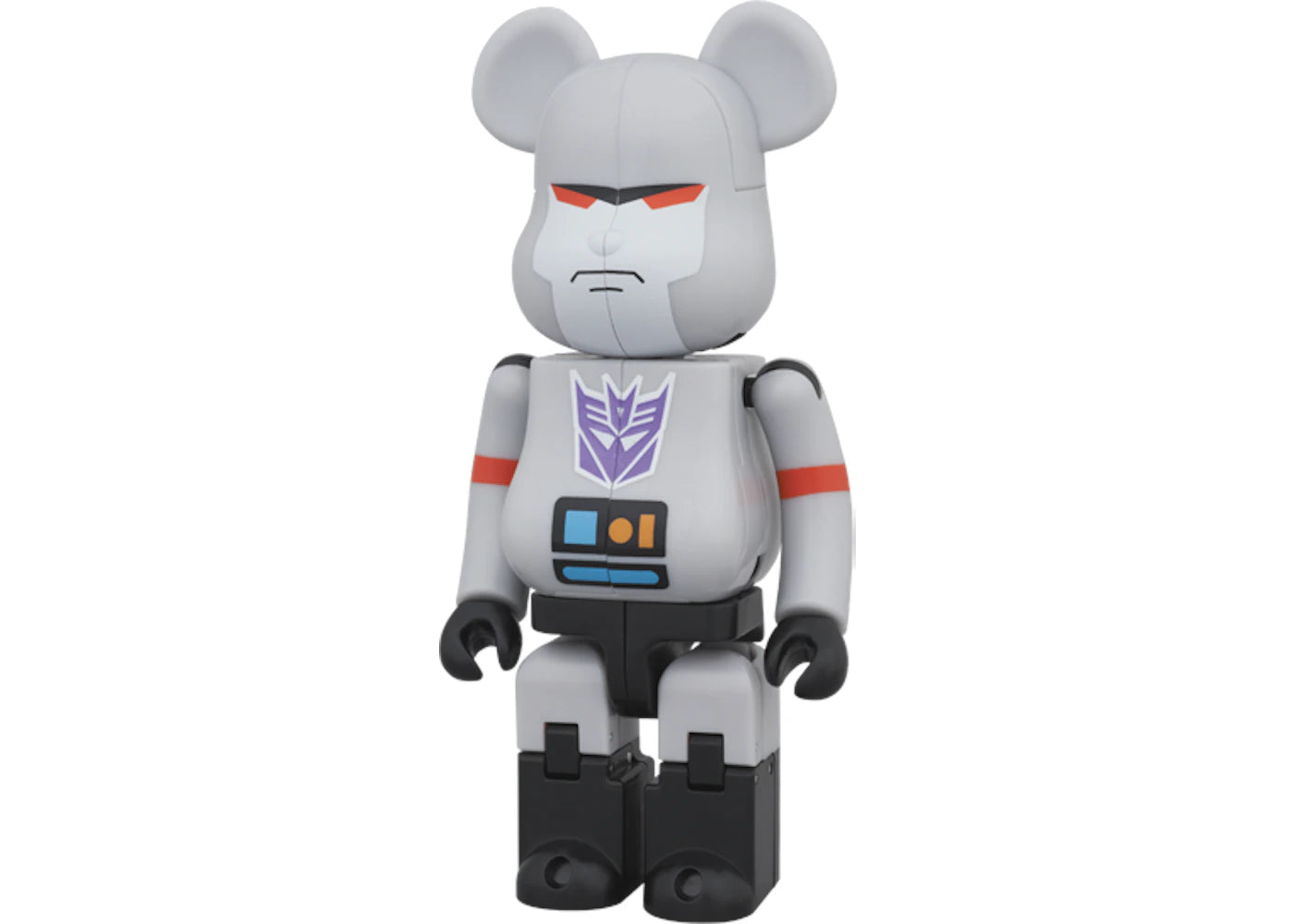 Bearbrick x Transformers Megatron 200% Grey