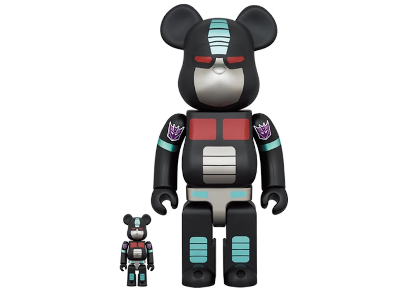 Bearbrick x Transformers Nemesis Prime 100% & 400% Set