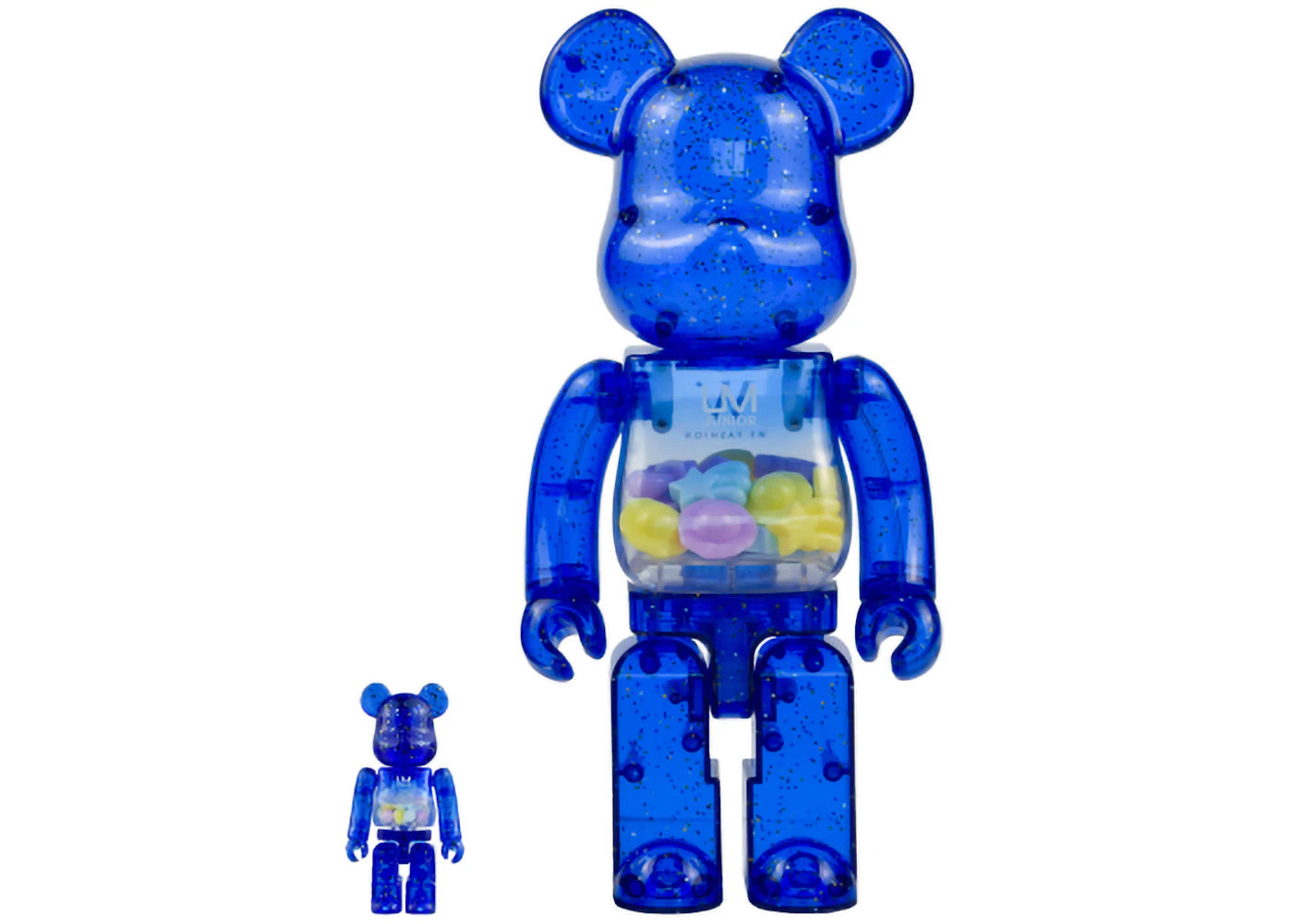 Bearbrick x UM Junior 100% & 400% Set Blue