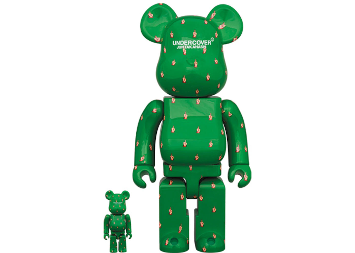 Bearbrick x UNDERCOVER FUCK FINGER 100% & 400% Set