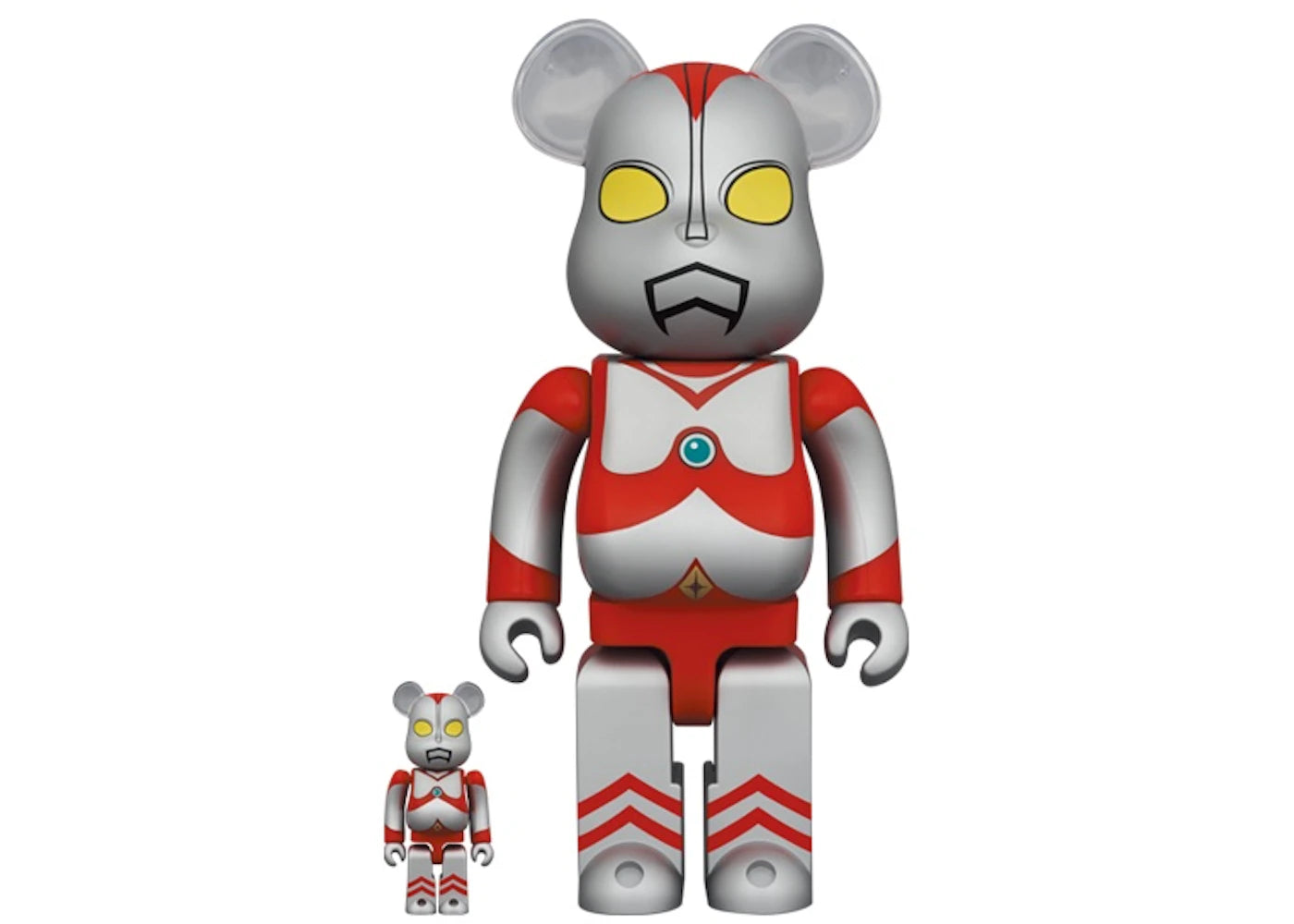 Bearbrick x Ultraman 80 100% & 400% Set