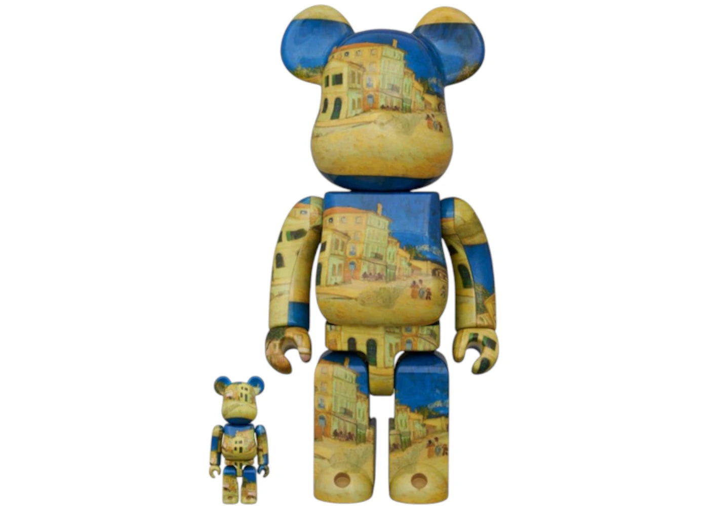 Bearbrick x Van Gogh Museum The Yellow House 100% & 400% Set