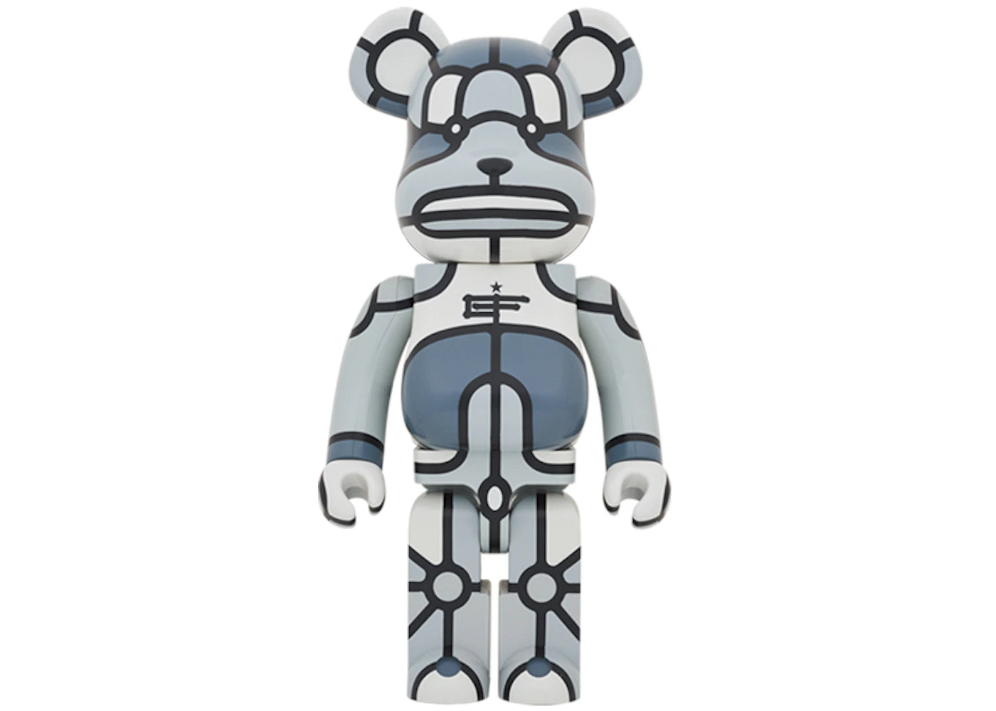 Bearbrick x XLARGE x David Flores 1000% Black