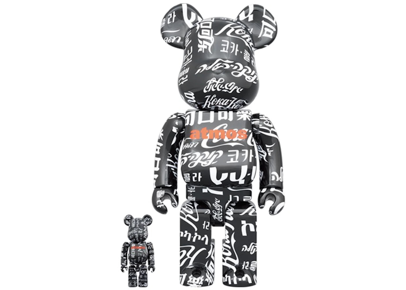 Bearbrick x atmos x Coca-Cola Type-6 100% & 400% Set