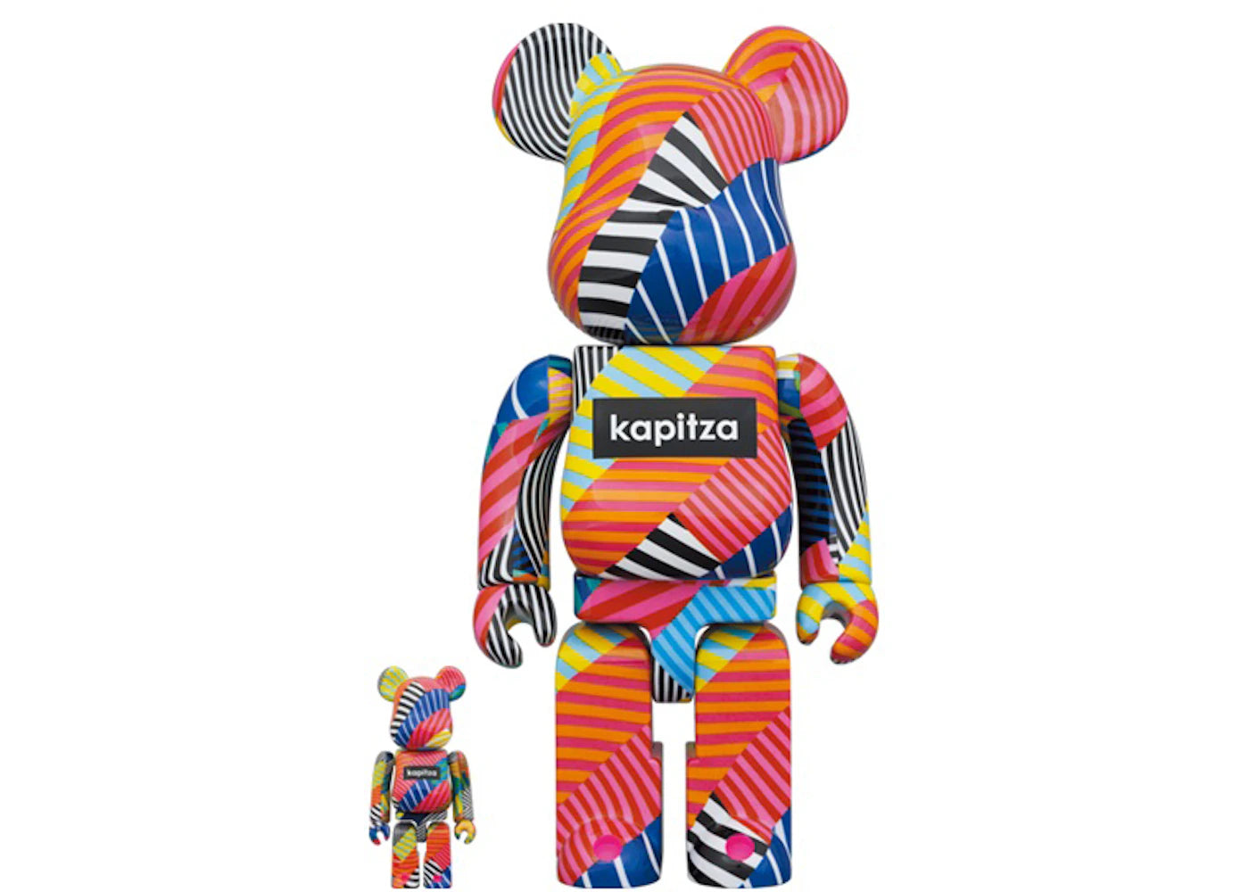 Bearbrick x kapitza Lollipop 100% & 400% Set