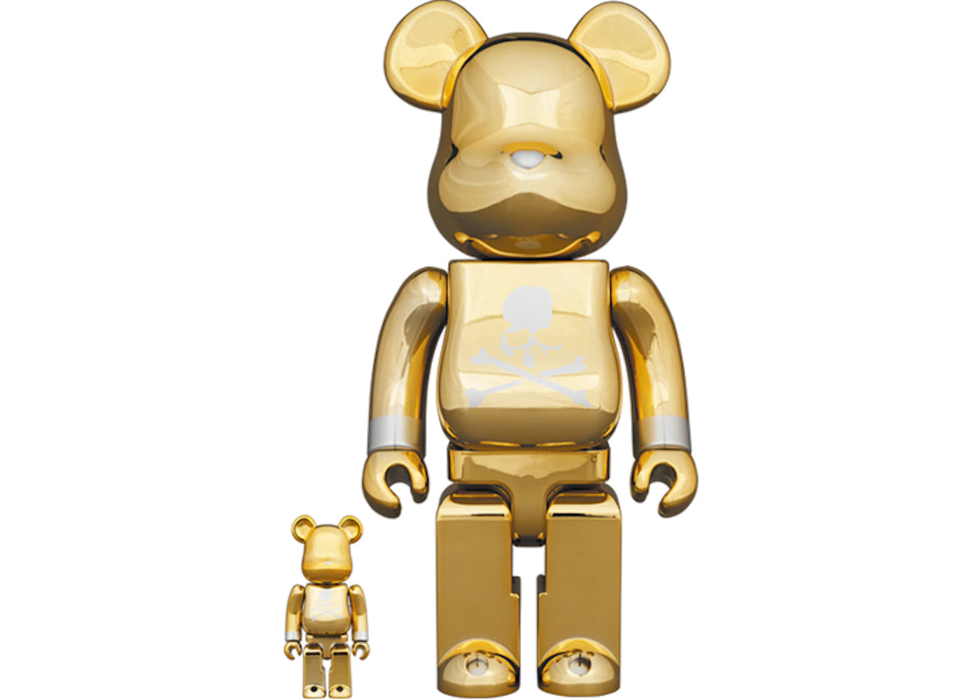 Bearbrick x mastermind JAPAN 100% & 400% Set Gold