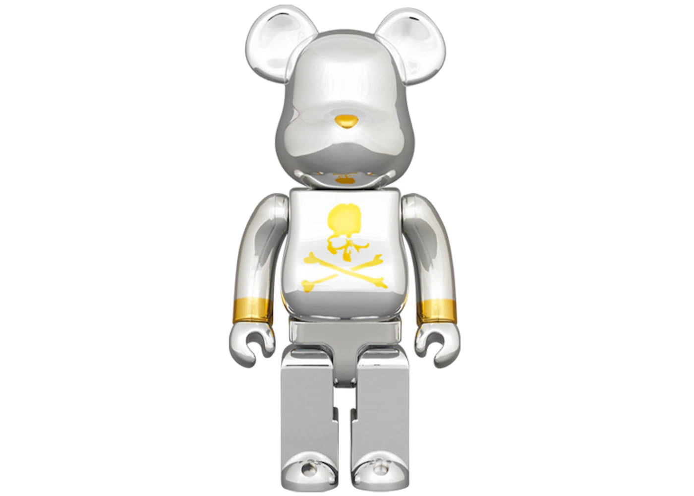 Bearbrick x mastermind JAPAN 1000% Silver