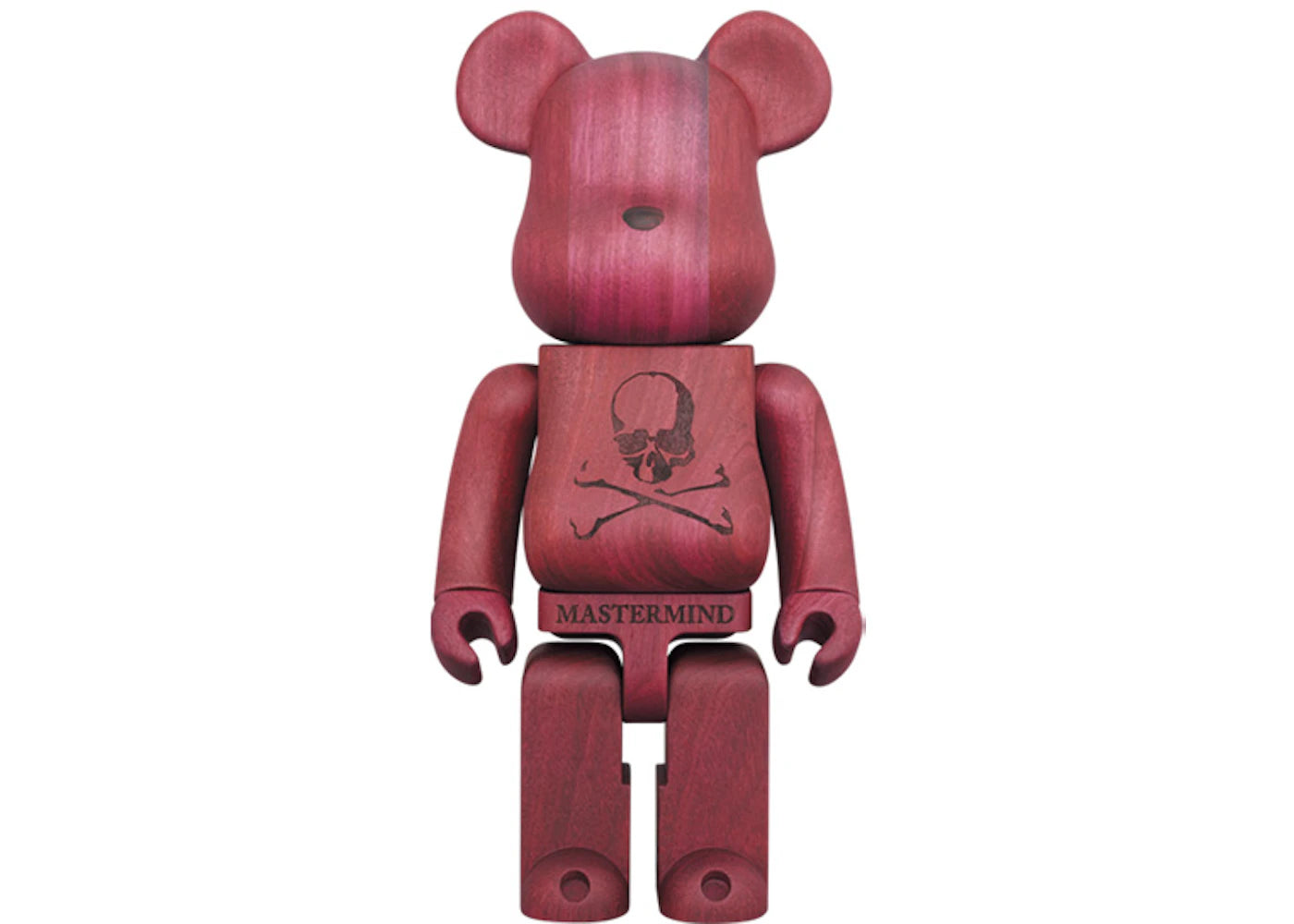 Bearbrick x mastermind JAPAN Karimoku Purple Heart 400%