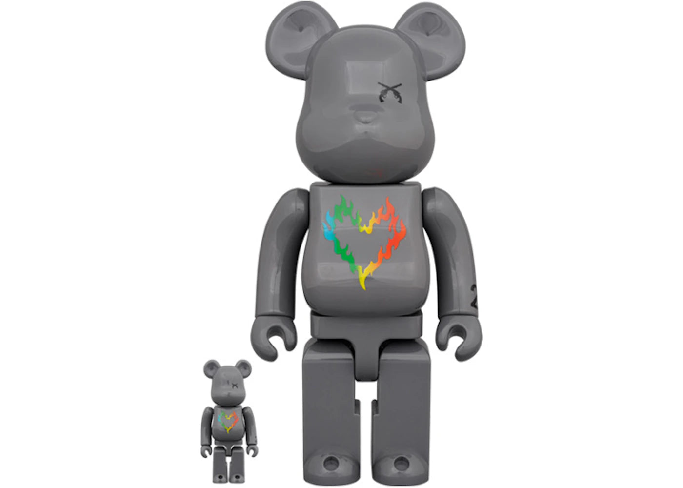 Bearbrick x roarguns 20th Anniversary 100% & 400% Set