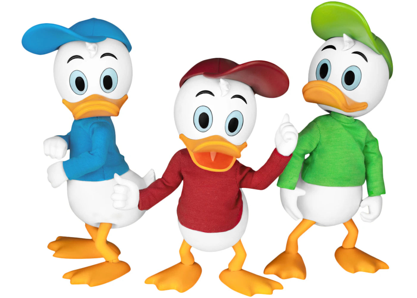 Beast Kingdom Ducktales Huey Dewey Louie (Dynamic 8ction Hero) Figure