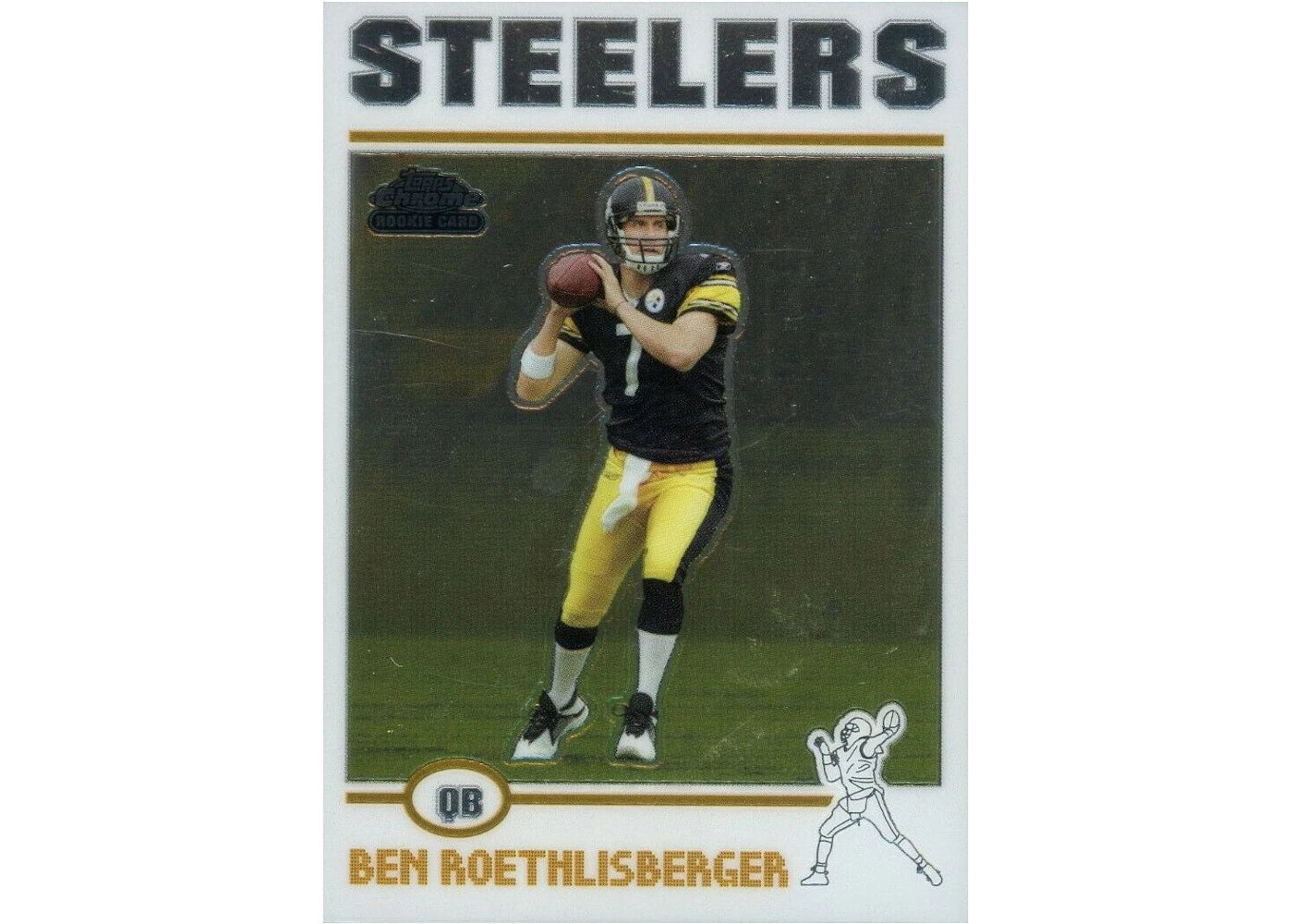 Ben Roethlisberger 2004 Topps Chrome Rookie #166 (Ungraded)