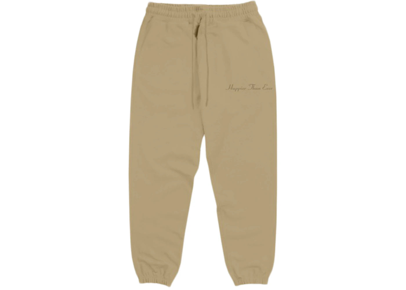 Billie Eilish Happier Than Ever Sweatpants Tan