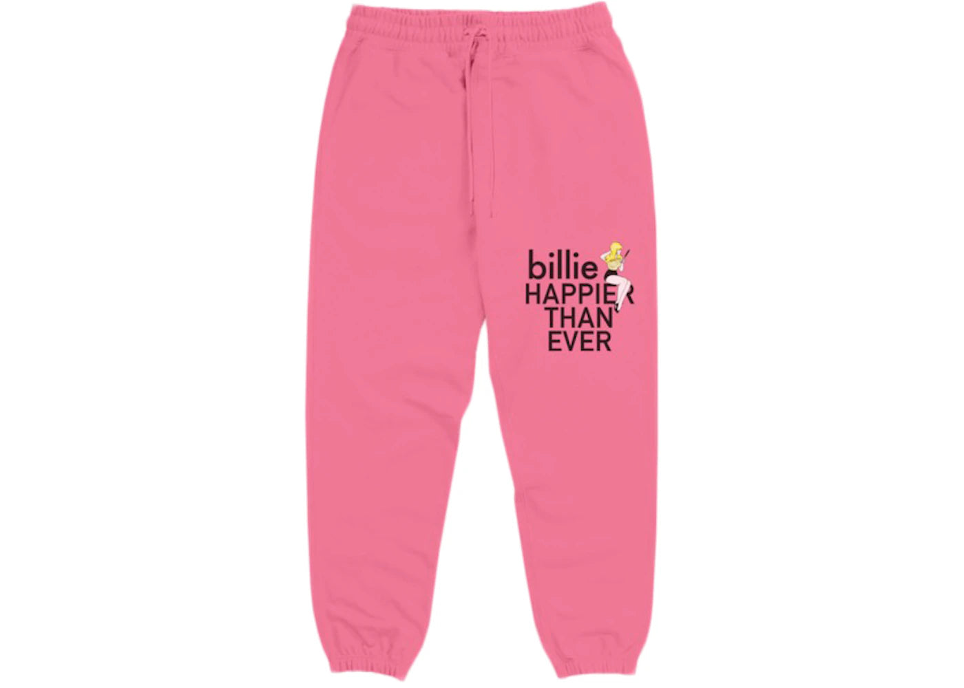 Billie Eilish Pretty Boy Sweatpants Pink