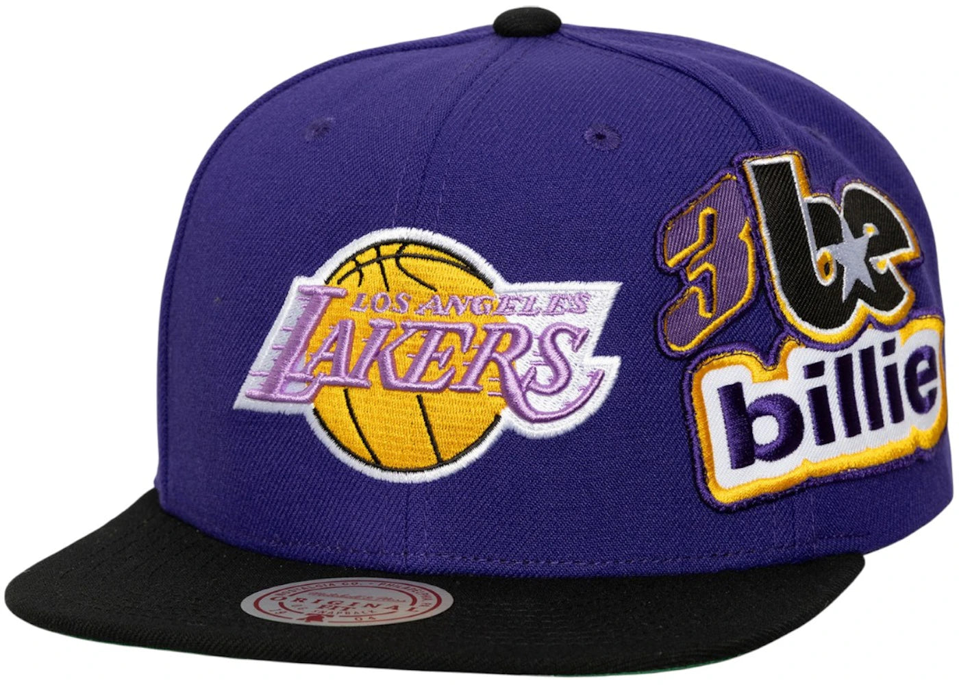 Billie Eilish x Mitchell & Ness Los Angeles Lakers NBA B.E. Patch Snapback Purple
