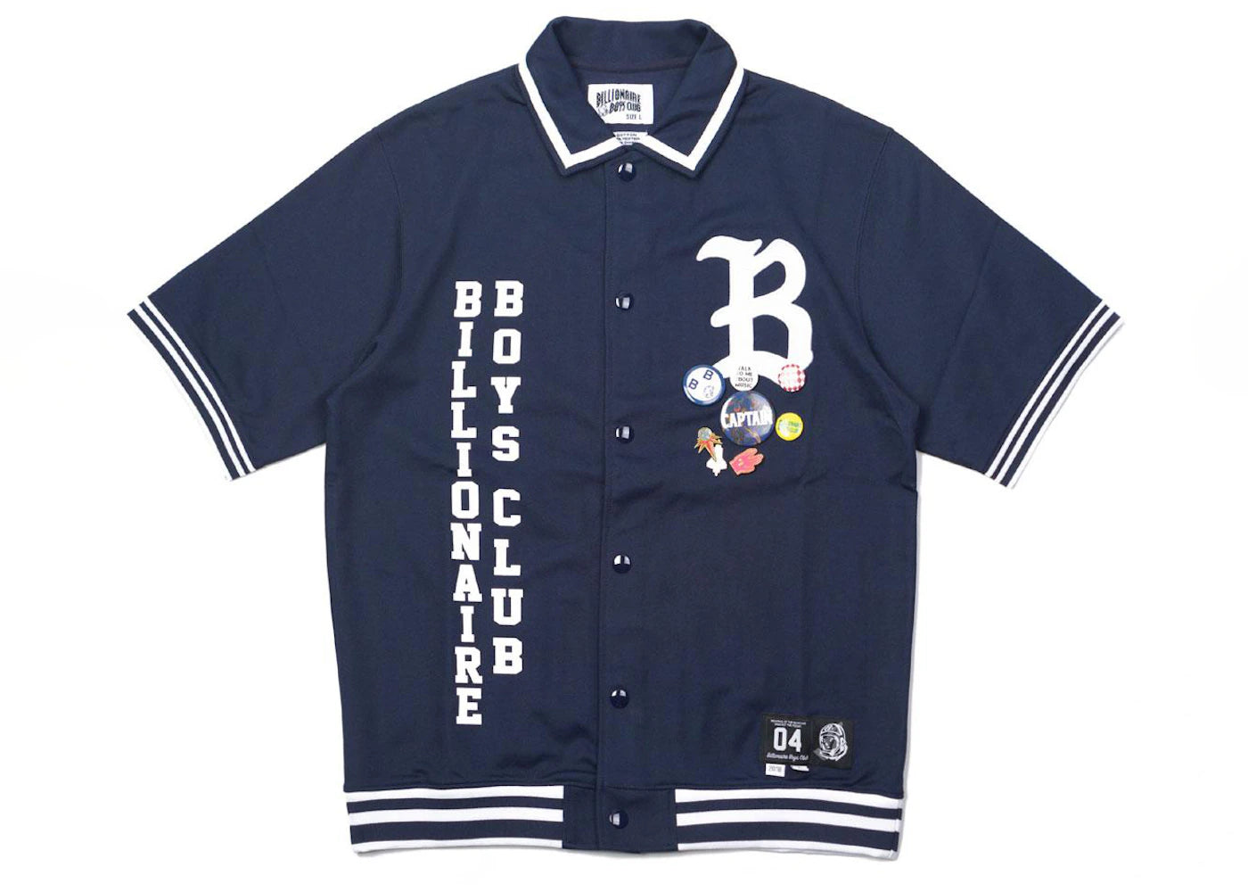 Billionaire Boys Club Marquee Knit Shirt Navy/Peacoat