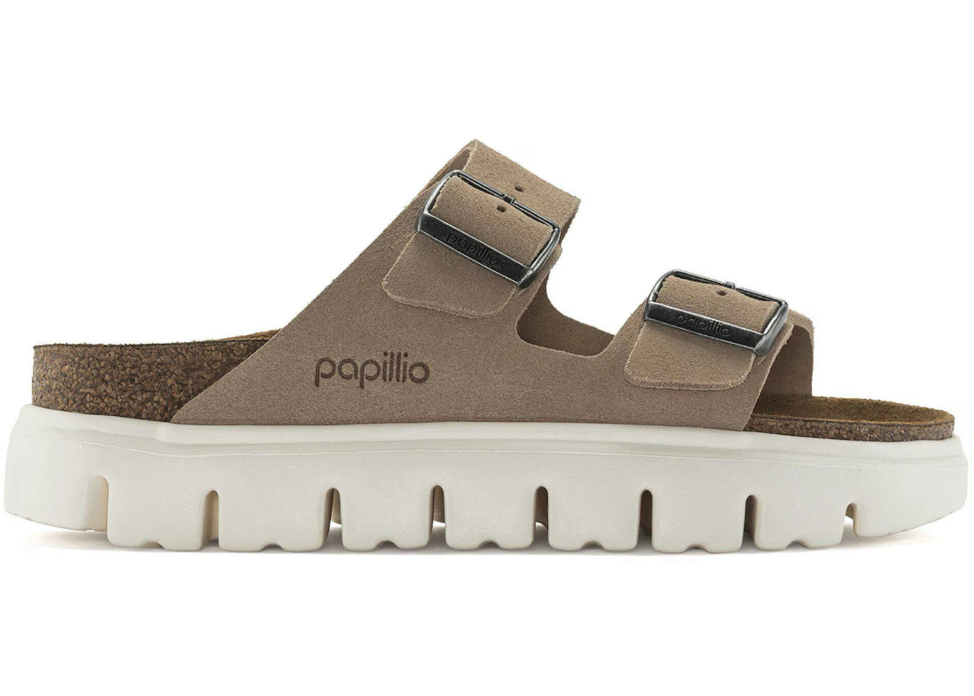 Birkenstock Arizona Chunky Suede Leather Warm Sand (Narrow Fit)