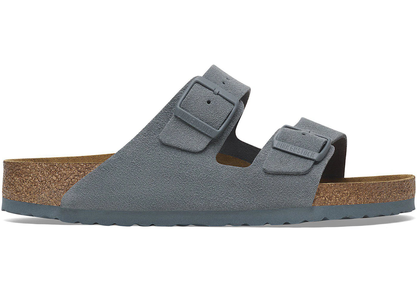 Birkenstock Arizona Suede Leather Basalt Grey
