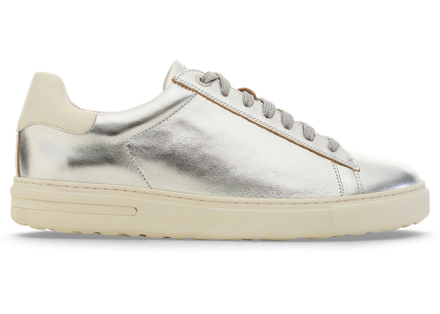 Birkenstock Bend Low Leather Metallic Silver